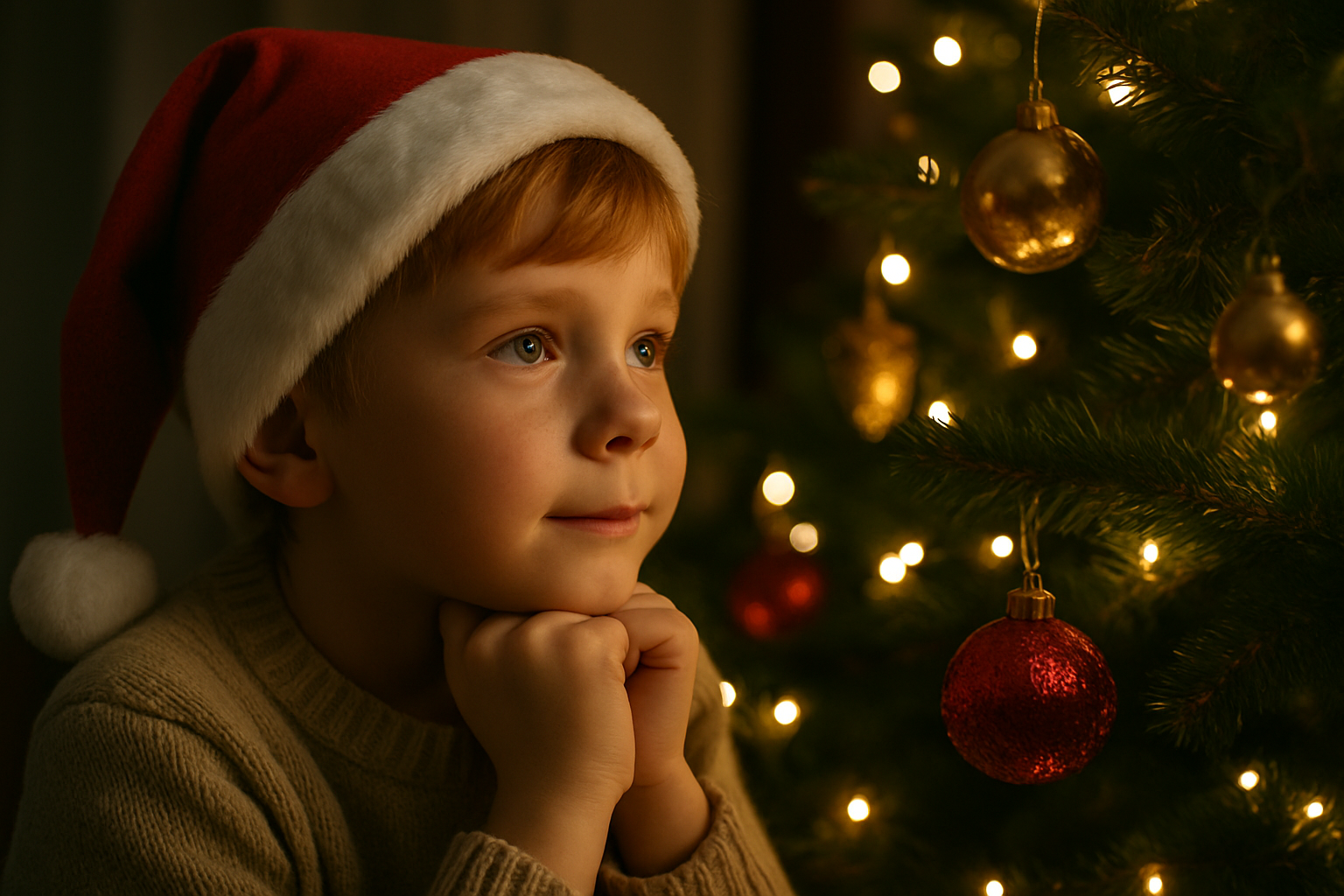 når er det jul - Illustration